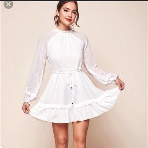 Selfie Leslie white dress Xs